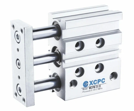 Пневмоцилиндр с направляющими D-32 мм, ход 100 мм, EFG 32-100