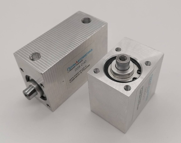 Пневмоцилиндр смещения каналов D25 C40